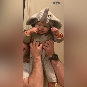 Pottery Barn Gray Elephant Costume